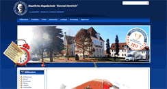 Desktop Screenshot of konrad-hentrich-schule.de